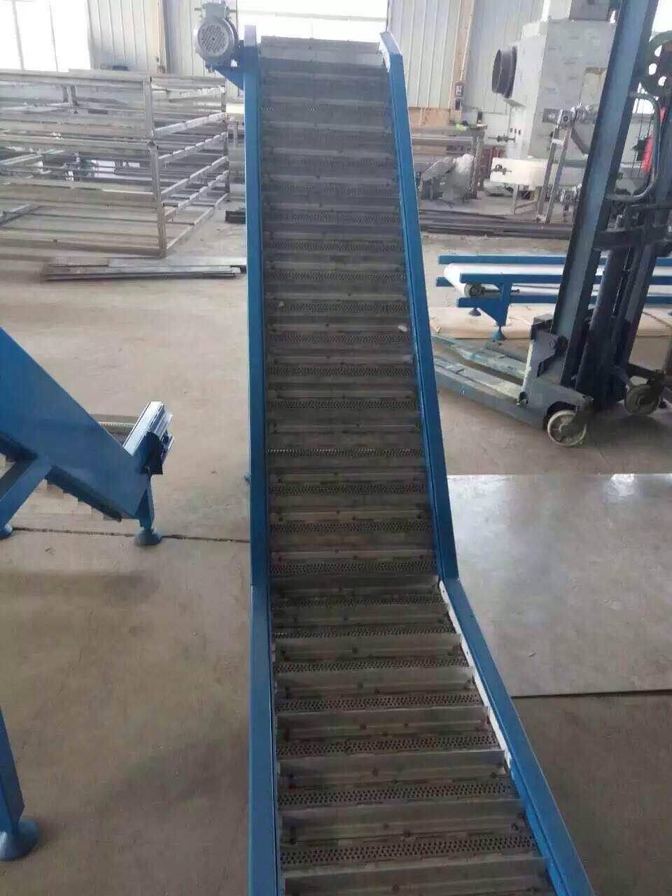 爬坡擋板板鏈輸送機